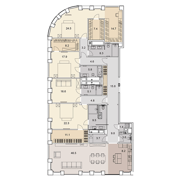 ЖК Savvin River Residence, Москва | Элитный жилой комплекс «Саввин Ривер Резиденс» на Саввинской набережной в Хамовниках